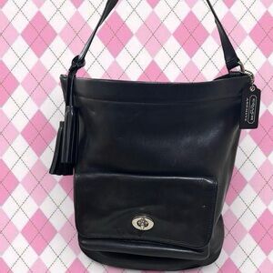 coach legacy archival bucket bag